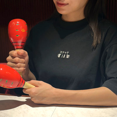 スナックすいか ロゴ刺繍Tシャツ